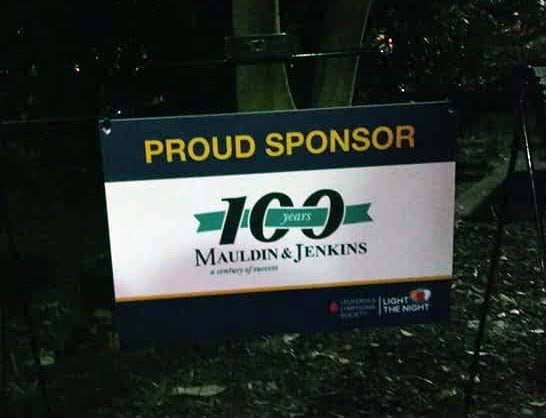 mauldin & jenkins light the night fundraiser