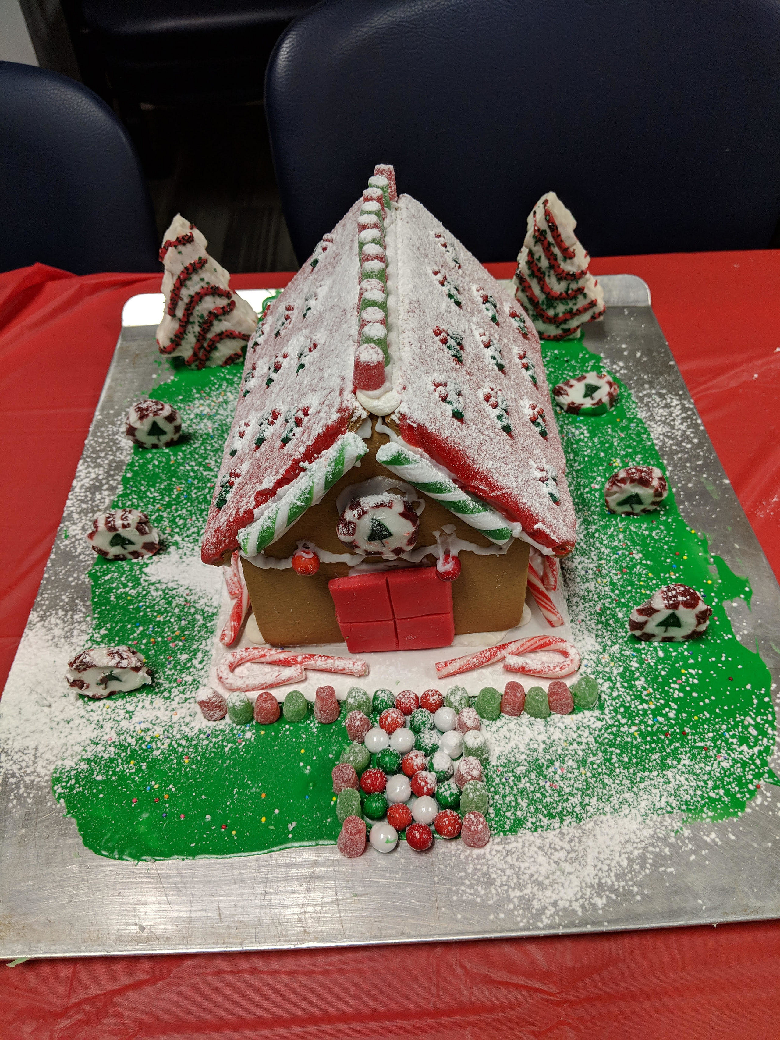 Mauldin Jenkins Gingerbread House Decorating Contest