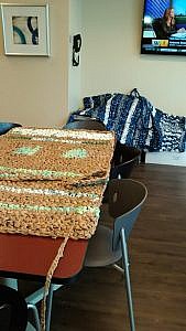 Plastic Grocery Bags turned into Mats for the Homeless Mauldin & Jenkins