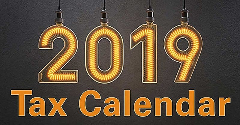 You are currently viewing 2019 tax calendar