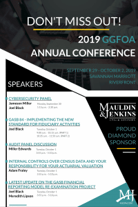 Don't Miss Us at The 2019 GGFOA Annual Conference 1