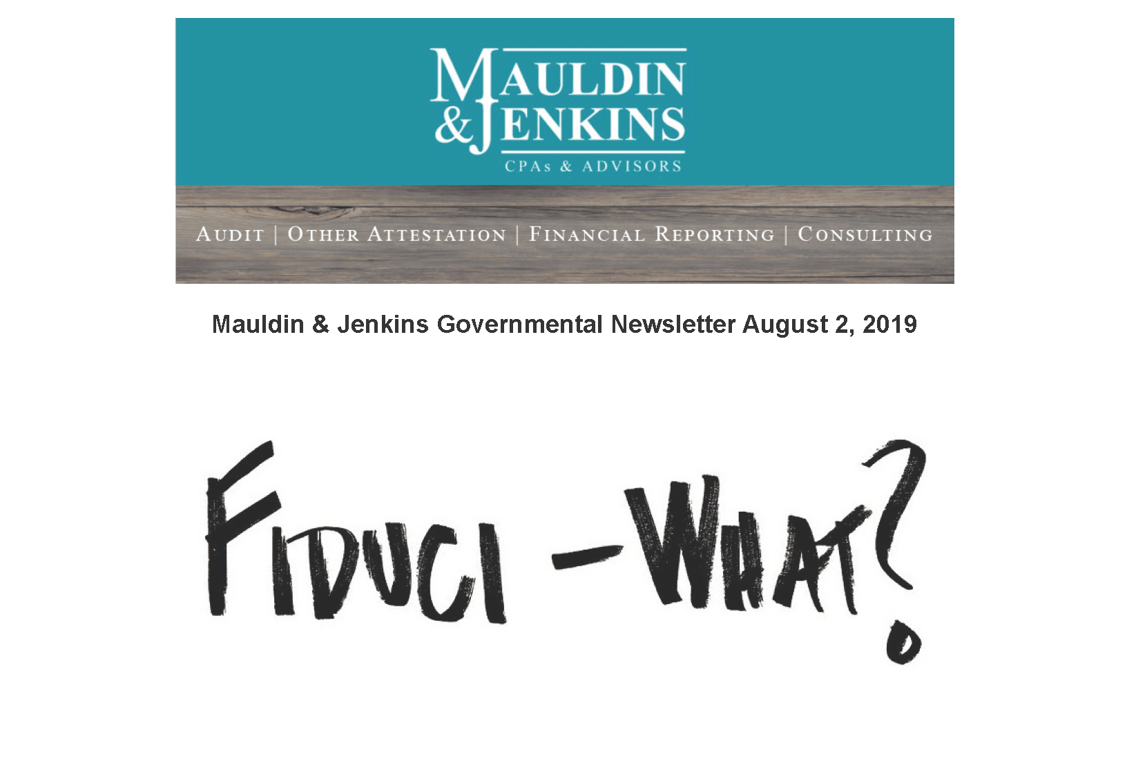 Government Insights Mauldin & Jenkins