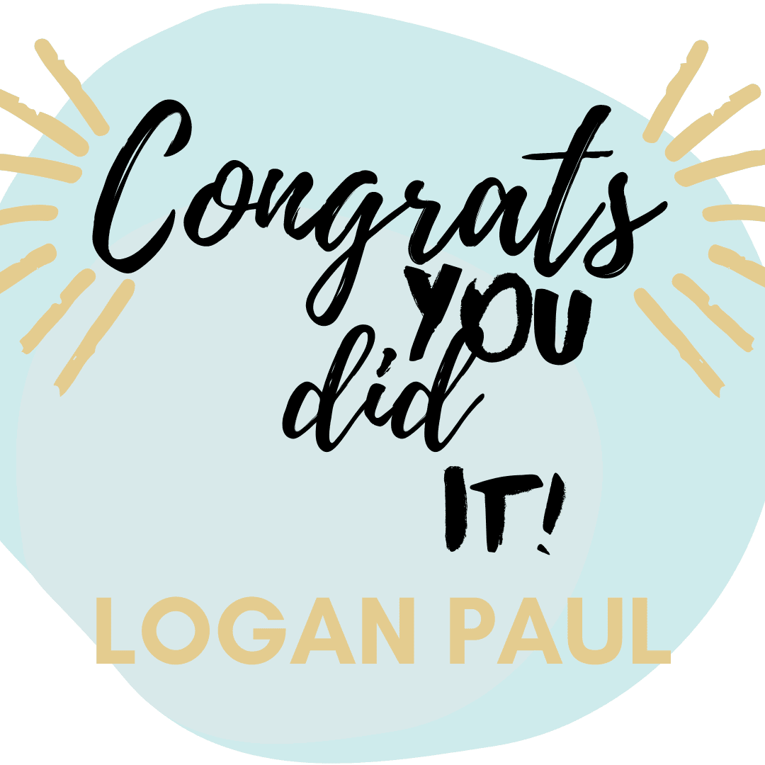 You are currently viewing Congratulations, Logan Paul!