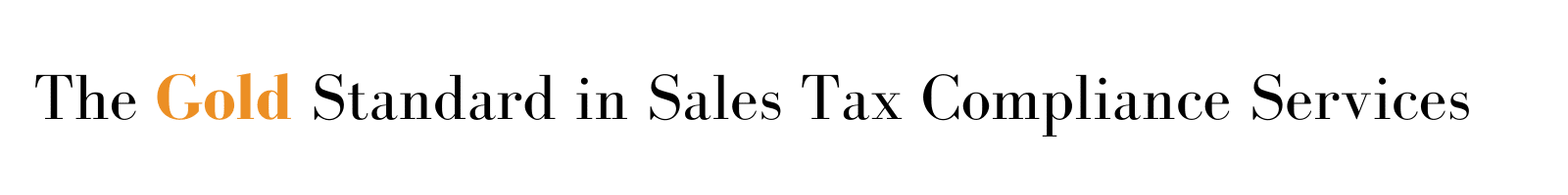 sales tax compliance services
