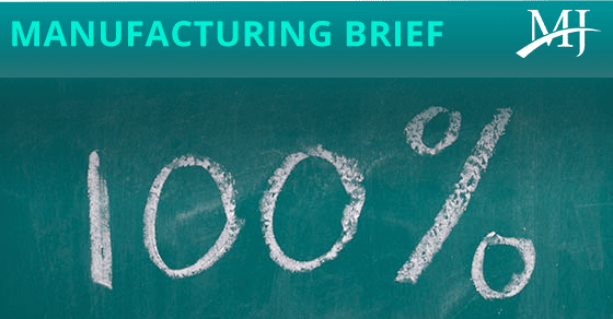 You are currently viewing Manufacturers need to act soon to take advantage of 100% first-year bonus depreciation