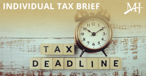 It’s almost that time of year again! If you’re not ready, file for an extension Mauldin & Jenkins