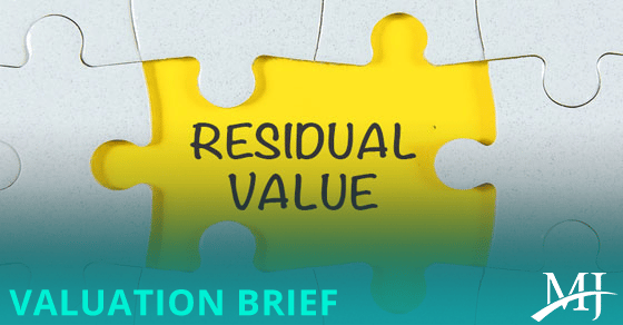 You are currently viewing Measuring residual value for the discounted cash flow method