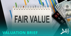 Measuring fair value for financial reporting purposes 1