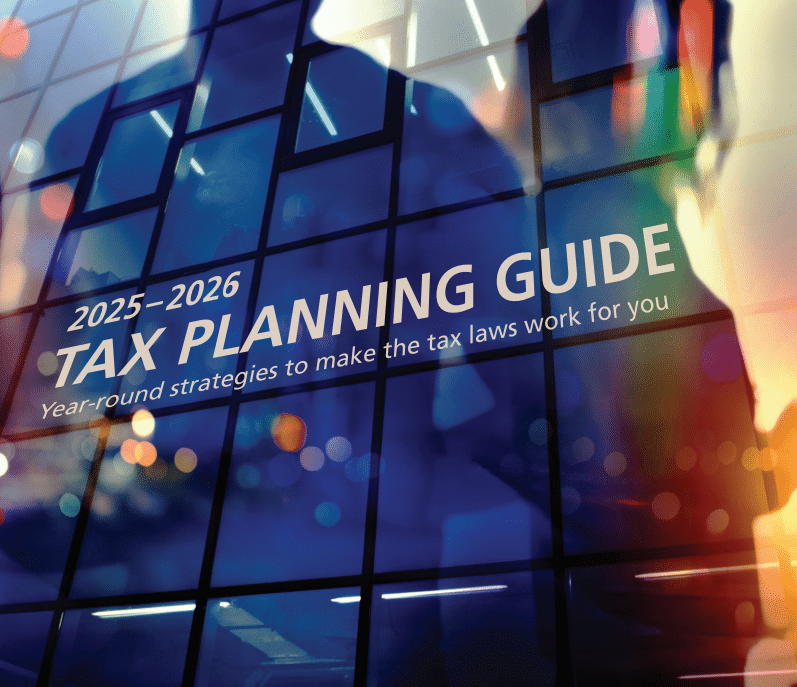 2025-2026 Tax Planning Guide