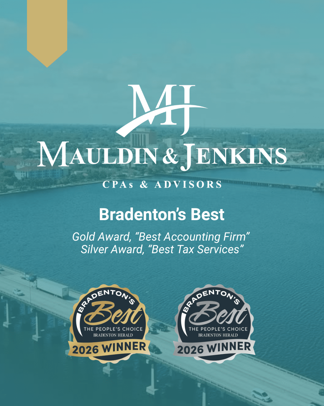 You are currently viewing Leading Firm Mauldin & Jenkins Recognized as One of Bradenton’s Best